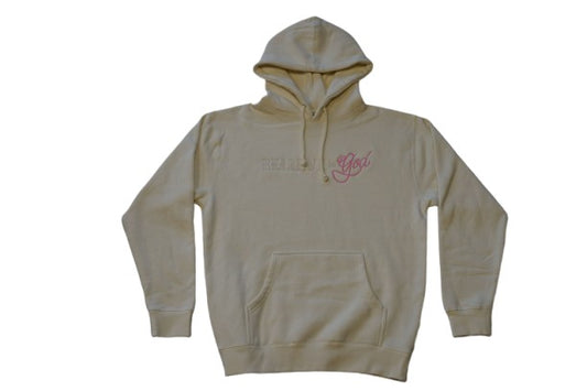 Bone & Pink Hoodie